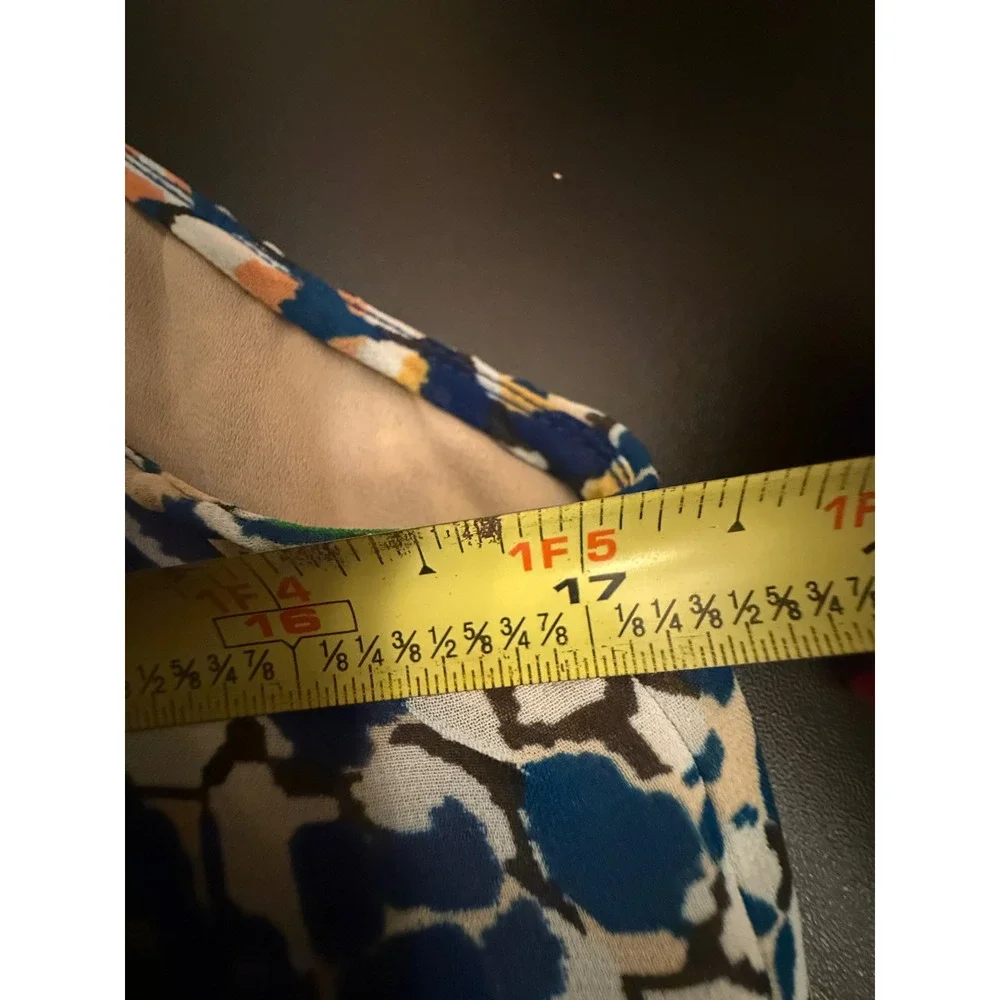 HD in Paris Maxi Dress Womens 12 Multicolor Beaded Halter Abstract Print Boho